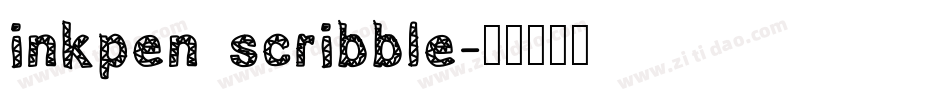 inkpen scribble字体转换